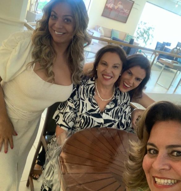 Márcia Coimbra, Veridiana Junqueira e Dagmar Pimenta