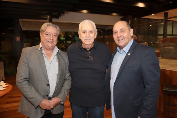 Luiz Umberto Menegucci, Iskandar Aude e Luiz Carlos Oranges Jr (Caio)