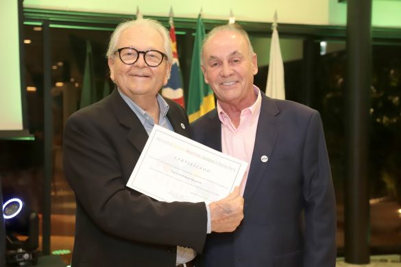 Roberto Maestrello e Fernando Junqueira, presidentes do Conselho e Diretoria da AEAARP